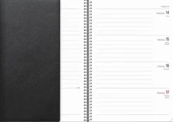 Kalender 2025-2026 Senator A5 Twist svart