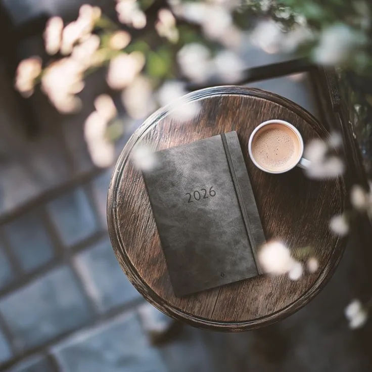 Kalender 2026 Stor Veckokalender Forma Deluxe svart