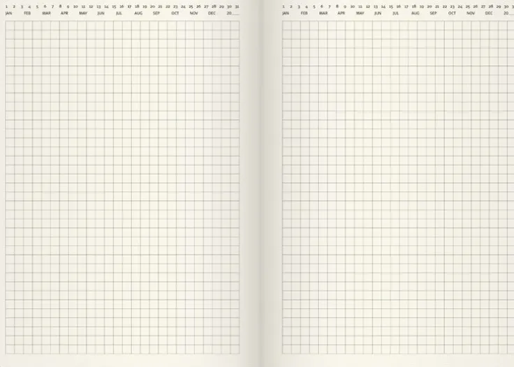 Kalender 2026 Stor Veckokalender Forma Deluxe svart