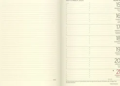 Kalender 2025 Stor Veckokalender Forma Deluxe svart