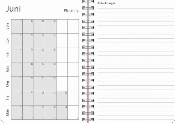 Kalender 2025-2026 Study A6 Fade
