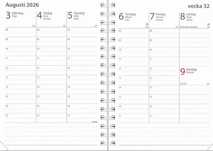 Kalender 2025-2026 Study A6 4i1