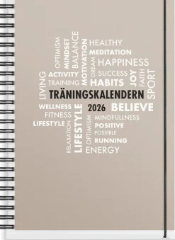 Kalender 2026 Träningskalendern A5 2i1