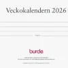 Kalender 2026 Veckokalendern refill