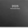 Kalender 2025 Veckokalendern svart plast
