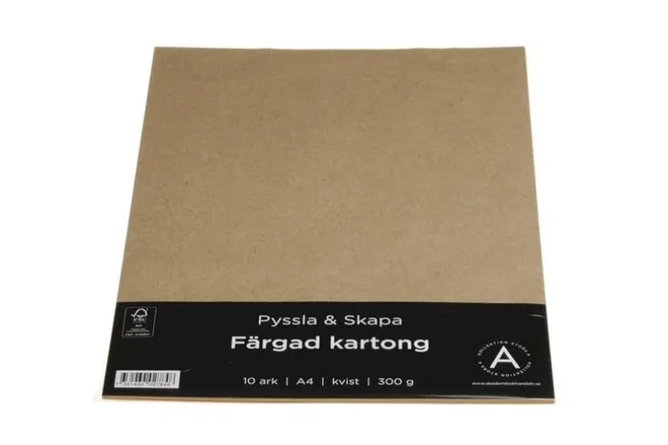 Kartong A4 300g 10 ark kvist