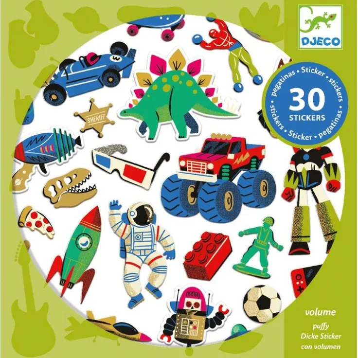 Klistermärken Retro Toys