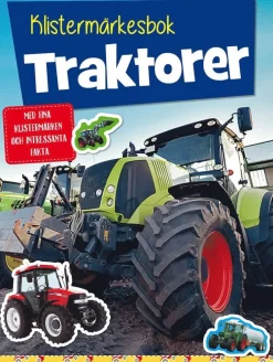 Klistermärkesbok: Traktorer