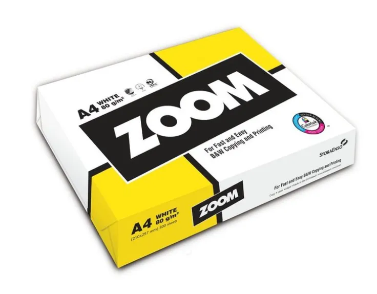 Kopieringspapper A4 hålat 80g 500 ark vit