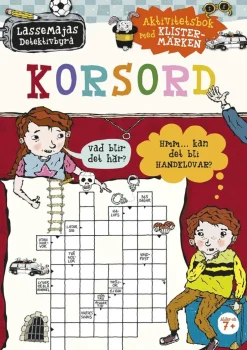 Korsord : aktivitetsbok med klistermärken