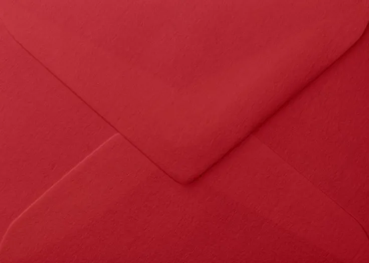 Kuvert C7 5-pack röd