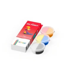 Leklera Hey Clay Papegoja 3 burkar