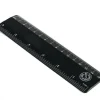Linjal 15cm svart