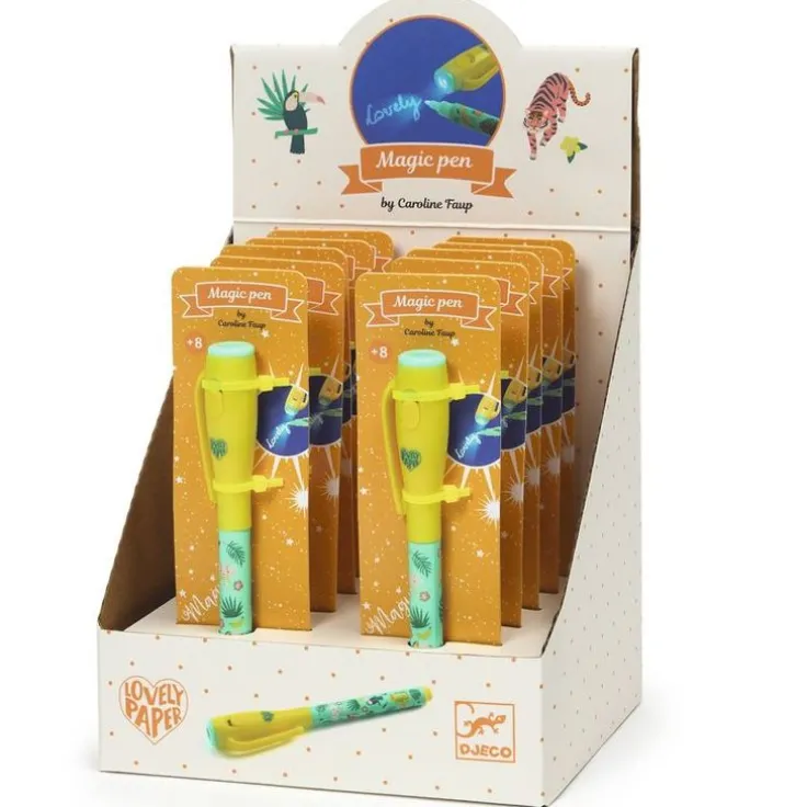 Magisk penna med osynligt bläck - gul