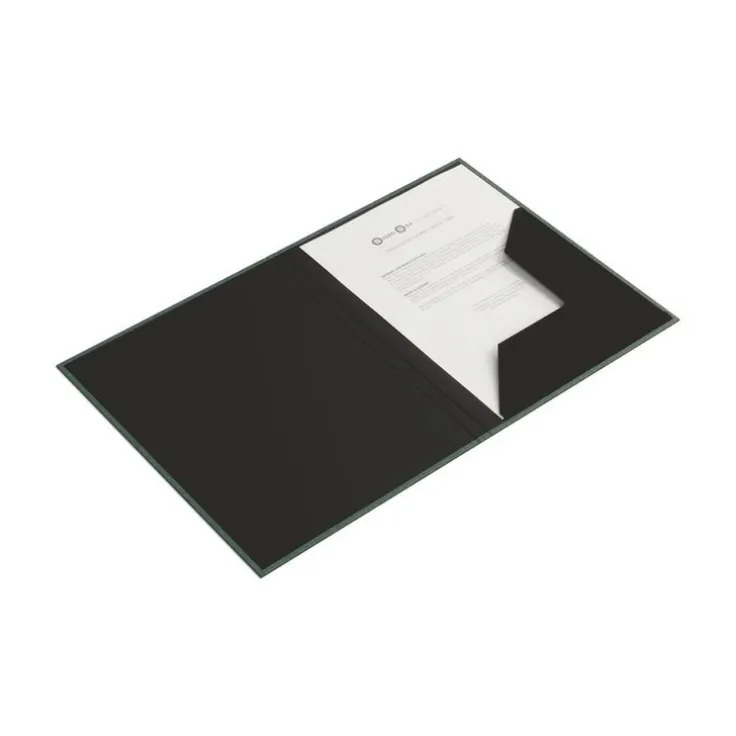 Mapp A4 Paulina canvas grön