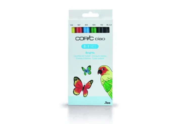 Marker Copic Ciao 5+1 Set Brights