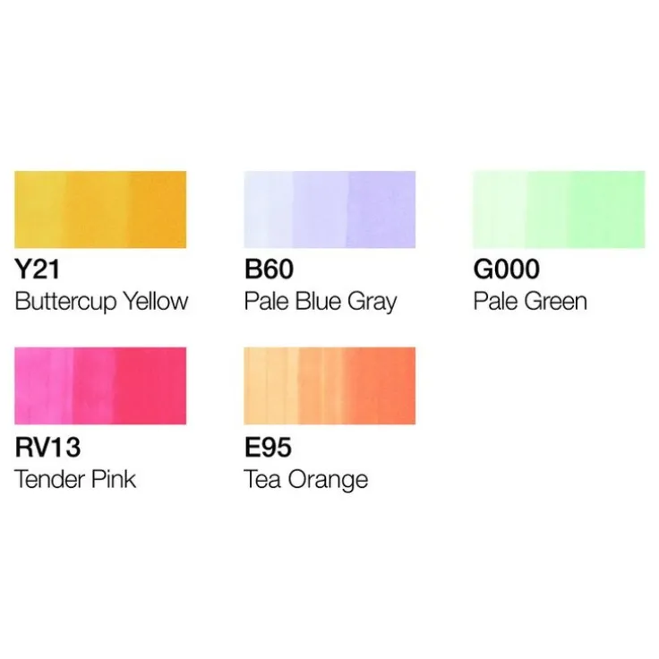 Marker Copic Ciao 5+1 Set Pastels