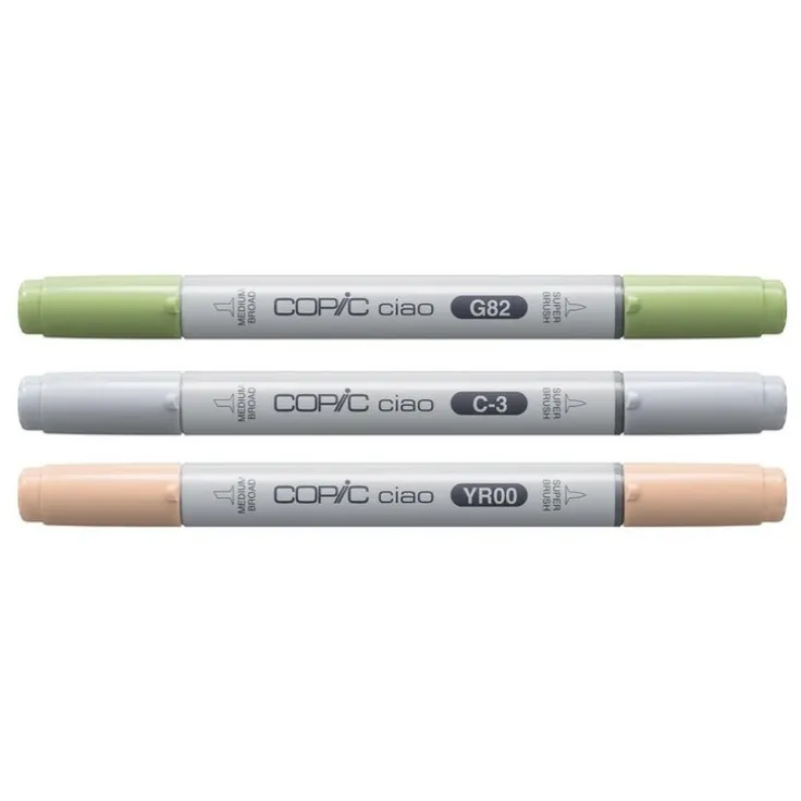 Marker Copic Ciao Layer & Mix 3-pack - Natural Palette