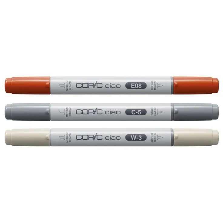 Marker Copic Ciao Layer & Mix 3-pack - Architect Palette