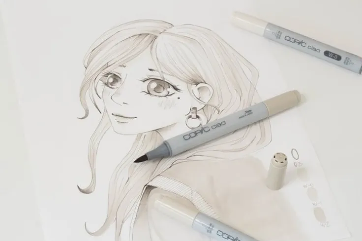 Marker Copic Ciao Shade 4-pack - Light Warm Grey