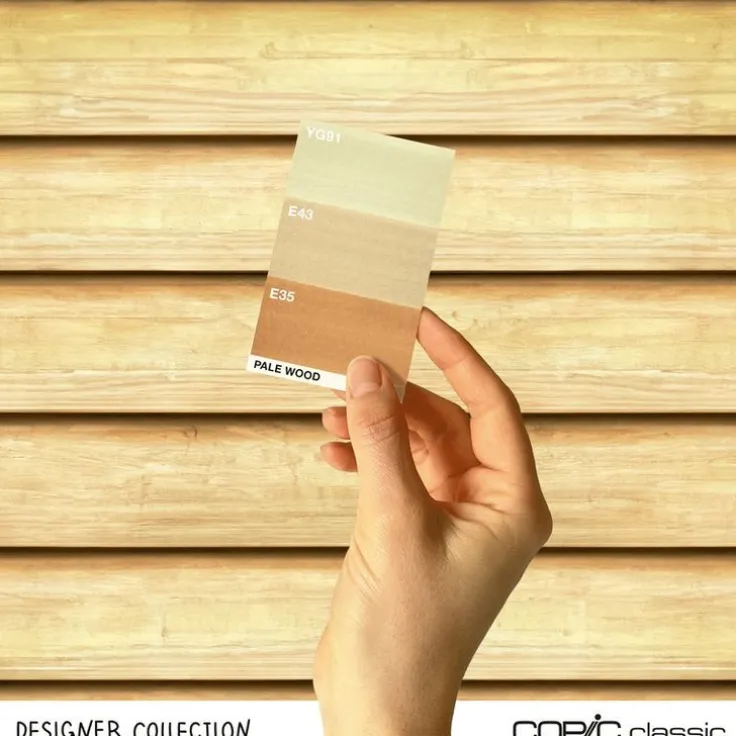 Marker Copic Classic Designer Collection 3-pack - Pale wood tints