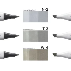 Marker Copic Classic Designer Collection 3-pack - Concrete tints