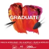 Målarblock A5 Graduate olja/akryl 290g 20 blad