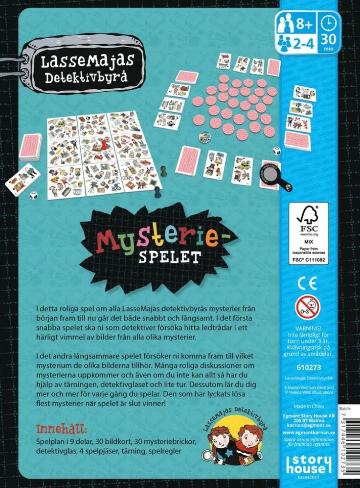 Mysteriespelet - Lassemajas detektivbyrå