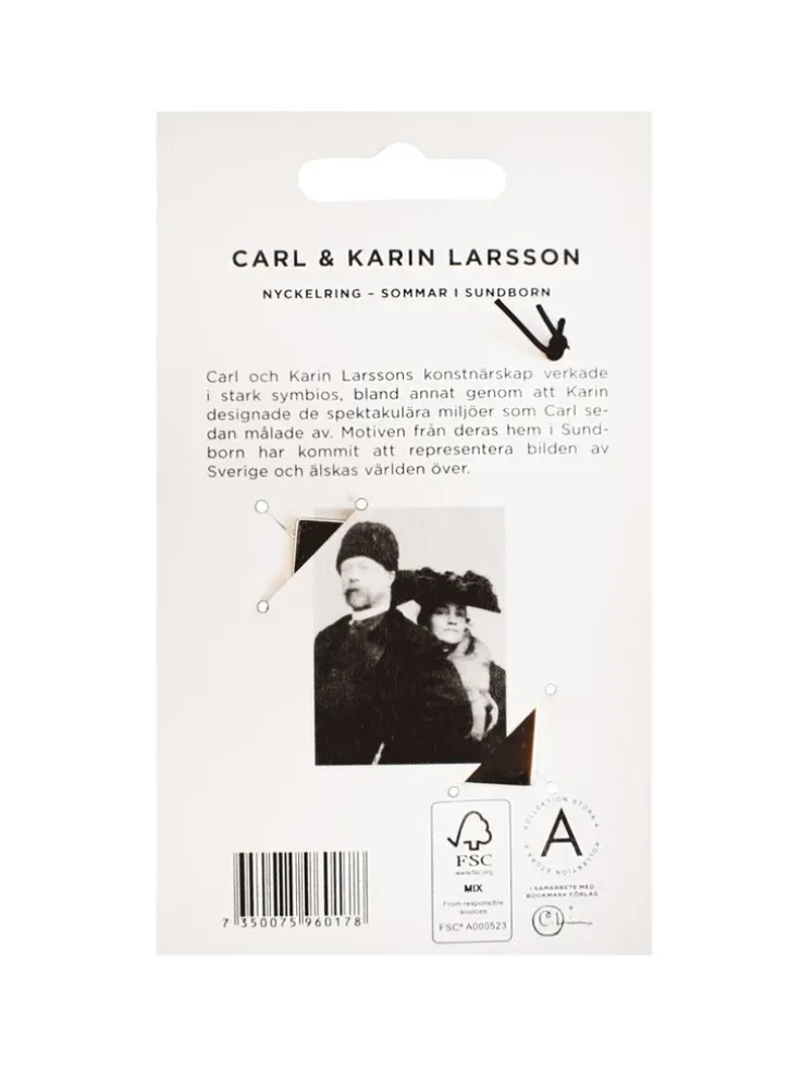 Nyckelring - Carl och Karin Larsson : Sommar i Sundborn