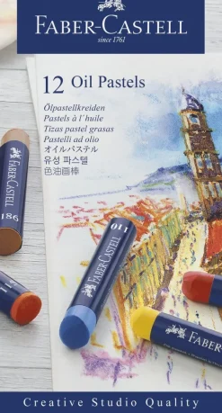 Oljepastellkritor Faber-Castell Creative Studio 12 färger
