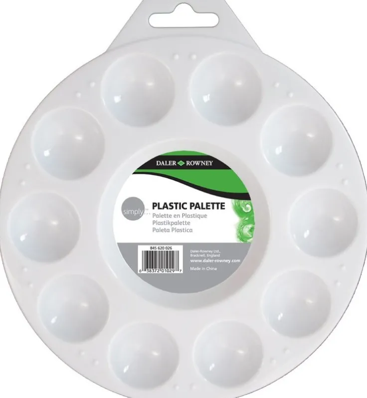 Palett i plast med 10 koppar