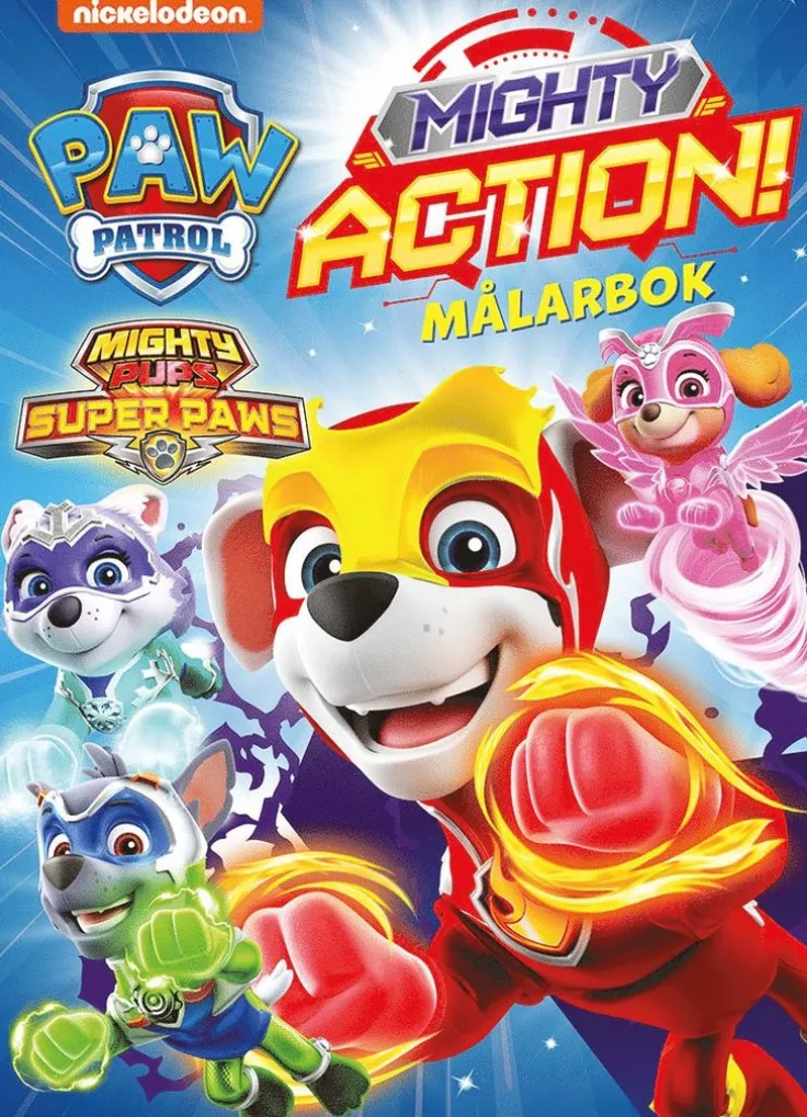 Paw Patrol. Mighty action! målarbok