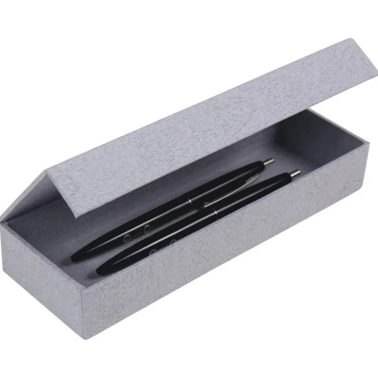 Pennbox Astrid trälaminat grå ek