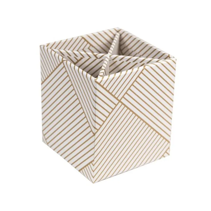 Pennburk Penny vit/guld