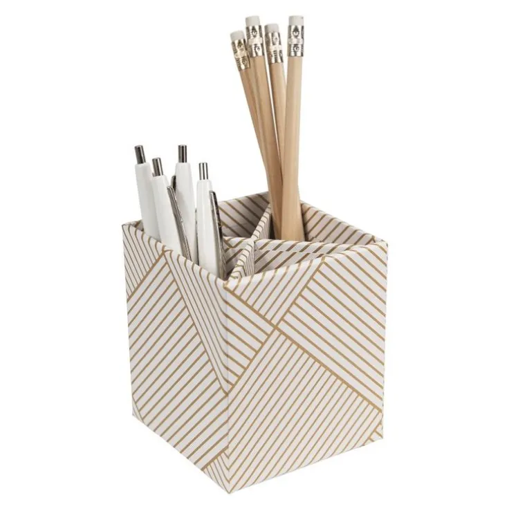 Pennburk Penny vit/guld