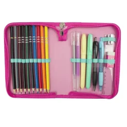 Pennfodral fyllt 19 delar - Katt