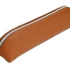 Pennfodral 19x4,5cm cognac