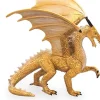 Plastfigur gulddrake