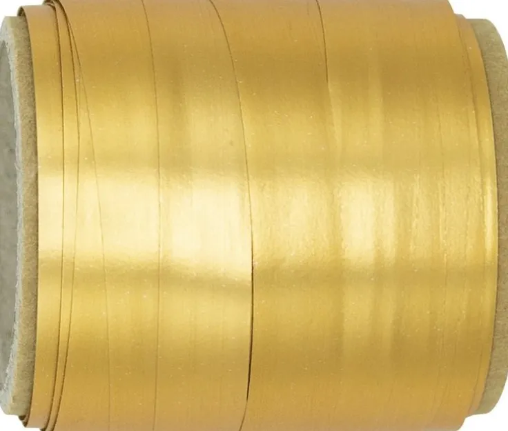 Presentsnöre 10m guld matt