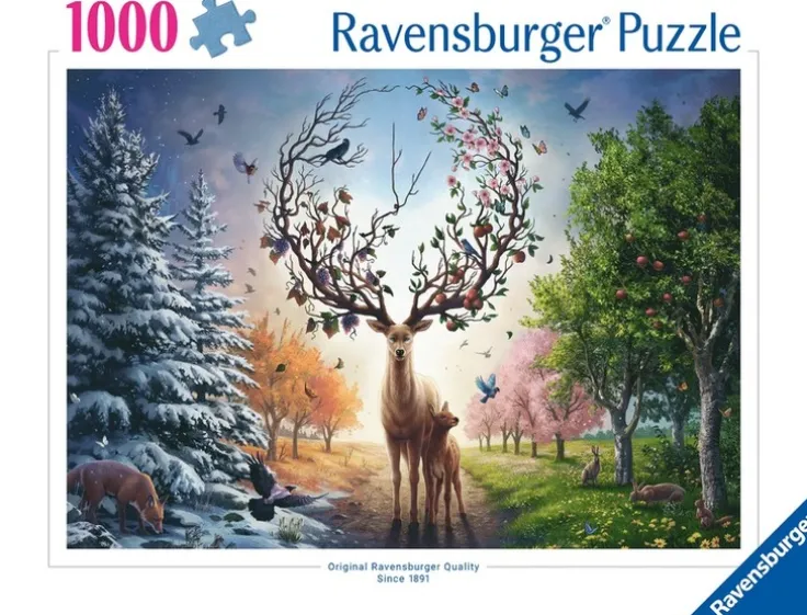 Pussel 1000 bitar - Magical Deer