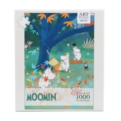 Pussel 1000 bitar Art Puzzle Moomin Play in the Forest