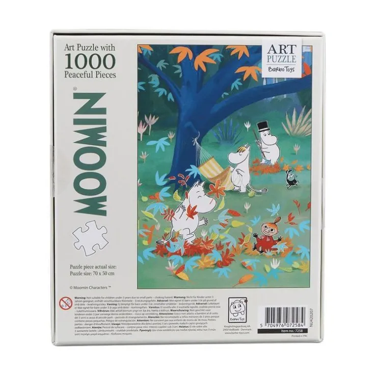 Pussel 1000 bitar Art Puzzle Moomin Play in the Forest