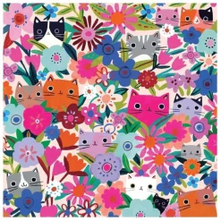 Pussel 500 bitar Blooming Cats