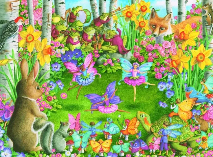 Pussel 100 bitar Fairy Ballet