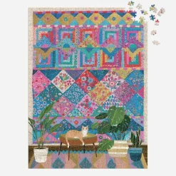 Pussel 1000 bitar folierade Quilter's Corner