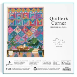 Pussel 1000 bitar folierade Quilter's Corner