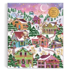 Pussel 1000 bitar folierade Snowcap Village