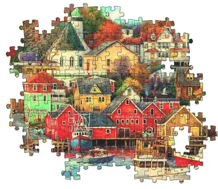 Pussel 1500 bitar Good Times Harbor High Quality Collection