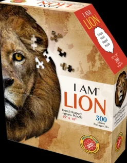 Pussel 300 bitar Head Shaped - I am Lion