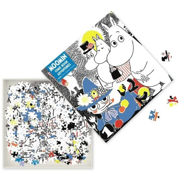 Pussel 1000 bitar Moomin: Comic Strip, Book One